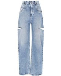 Maison Margiela - Jeans With Cut-out Details - Lyst