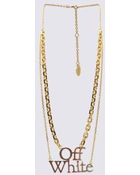 Off-White c/o Virgil Abloh Silver Short Multi Paperclip Necklace