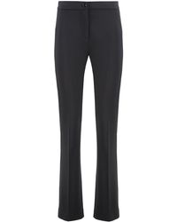Pinko - Stretch Viscose Trousers - Lyst