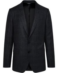 Dolce & Gabbana - Blazer In Grey Virgin Wool - Lyst