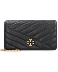 Tory Burch - Kira Leather Wallet On Chain - Lyst