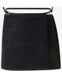 Givenchy - Voyou Denim Mini Skirt - Lyst