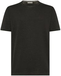 Daniele Fiesoli - Short-Sleeved Linen T-Shirt - Lyst