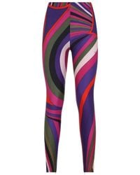PUCCI - Abstract-Print Leggings - Lyst