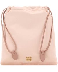 Miu Miu - Powder Satin Pouch - Lyst
