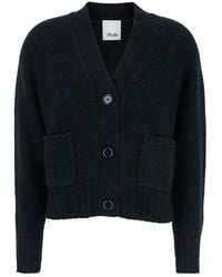 Allude - Virgin Wool-Cashmere Buttoned Sweater - Lyst