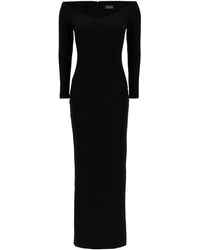 Solace London - 'Tara' Maxi Dress With Off-Shoulder Neck - Lyst