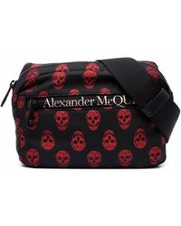 Alexander McQueen Synthetic Biker Skull Urban Belt Bag In Nylon 