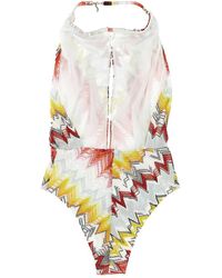 Missoni - Costume Interno Fantasia Scollo Ampio Beachwear - Lyst