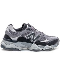 New Balance - 9060 Mesh And Suede Sneakers - Lyst