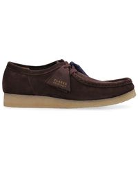 Clarks - Wallabee Suede Lace-Up Shoes - Lyst