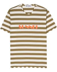 Sunnei - Big Logo Sprayed T-Shirt - Lyst