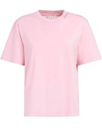 Marni - T-Shirt With Embroidery - Lyst