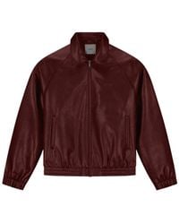 Arte' - Basic Leather Jacket - Lyst