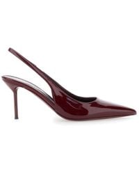 Paris Texas - 'Lidia' Bordeaux Slingback Pumps With High Stiletto Heel - Lyst