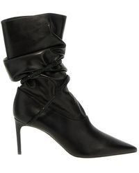 Rene Caovilla - Renã Caovilla Rhinestone Nappa Ankle Boots - Lyst