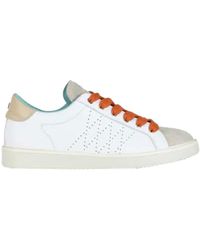 Pànchic - Leather And Suede Lace-up Sneakers Shoes - Lyst