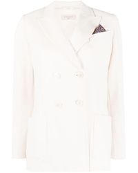 Circolo 1901 - Double-breasted Cotton Jacket - Lyst