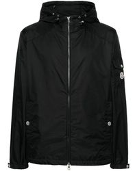 Moncler - Appliqué-Logo Hooded Jacket - Lyst