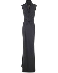 Rick Owens - Sleeveless Long Wrap Gown Dress Clothing - Lyst