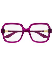 Gucci - Gg1433O Linea Lettering Eyeglasses - Lyst
