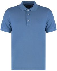 Tom Ford - Cotton Blend Piqué Polo Shirt - Lyst
