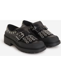 Alexander McQueen - Leather Studded Loafers - Lyst