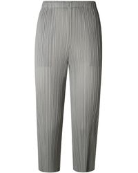 Pleats Please Issey Miyake - Basics Trousers - Lyst