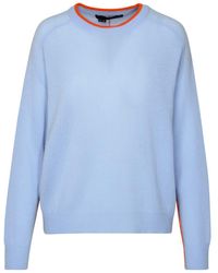 360cashmere - 'claude' Light Blue Cashmere Sweater - Lyst
