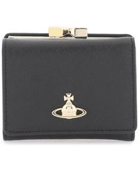 Vivienne Westwood - Small Frame Saffiano Wallet - Lyst