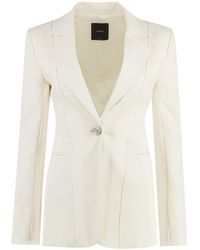 Pinko - Eracle Single-Breasted One Button Jacket - Lyst