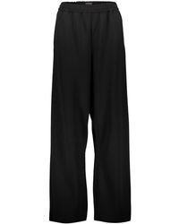 Balenciaga - Loose Fit Viscose Trousers Clothing - Lyst