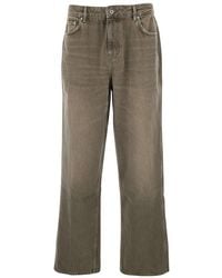 Represent - 'R3' Jeans With Belt Loops And Logo Embroidery On The Rear - Lyst