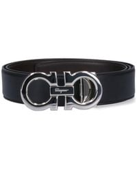 Ferragamo - Reversible "Gancini" Belt - Lyst