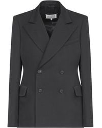 Maison Margiela - Four-Stitch Wool Blazer - Lyst