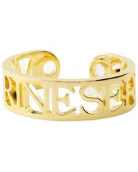 ブレスレット Insert Bracelet - Marine Serre - Brass - Gold Marine Serre Insert Bracelet in Yellow | Lyst