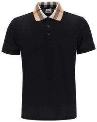 Burberry - Icon Stripe Collar Polo Shirt - Lyst