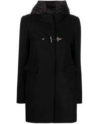 Fay - Toggle-fastening Hooded Coat - Lyst