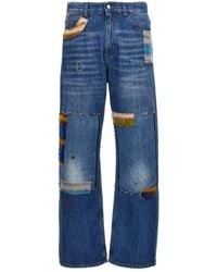 Marni - Embroidery Jeans And Patches - Lyst