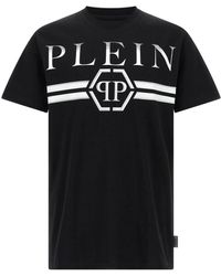 Philipp Plein - Iconic Logo Print Crewneck T-Shirt - Lyst