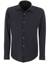 Fedeli - Robert - Cotton Piqué Shirt - Lyst
