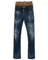 DSquared² - Skinny Twin Pack Jeans Blue - Lyst