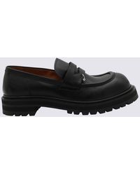 Marni - Black Leather Loafers - Lyst