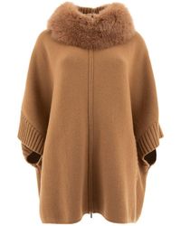 Giovi - Wool And Cashmere Poncho - Lyst