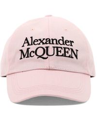 Alexander McQueen "mcqueen Signature" Cap - Pink