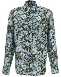 Tom Ford - Floral Print Shirt Shirt, Blouse - Lyst