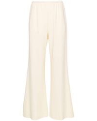 Forte Forte - Forte_forte Stretch Crepe Cady Flared Pants Clothing - Lyst