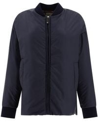 Max Mara The Cube - "danish" Bomber Jacket In Water-resistant Technical Canvas - Lyst