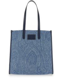 Etro - Tote Bag With Print - Lyst