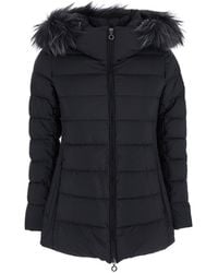 Tatras - Down Jacket With Fur Hood - Lyst